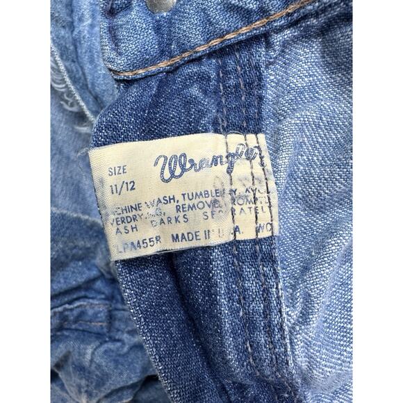 Vintage Wrangler Womens Denim Shorts 11/12 Blue 2” Inseam Cowboy Western Rodeo - Picture 9 of 14